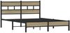 vidaXL Bettgestell ohne Matratze Sonoma-Eiche 140x200 cm Holzwerkstoff 4017255 Bild 3