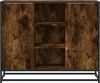 vidaXL Sideboard Räuchereiche 92x35x76 cm Holzwerkstoff 849016 Bild 4