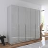 OTTO home Drehtürenschrank Kleiderschrank Kleiderschränke Schrank Garderobe AGORDO mit Glasfront (in zwei Griff-Farben, Breiten 91-405 cm) durchdachte Innenausstattung, in 8 Breiten und 2 Höhen MADE IN GERMANY Bild 2