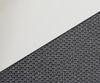 Wohnlandschaft Clovis XXL Weiss Schwarz mit Hocker Ottomane Links Bild 3