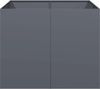 vidaXL Pflanzgefäß Anthrazit 100x100x80 cm Stahl 860824 Bild 4