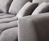 Ecksofa Josea 300x220 cm Mikrofaser Steingrau Recamiere links Bild 4