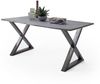Baumkantentisch >Calabria< in Akazie grau / antik - 160x76,5x90 (BxHxT) Bild 3