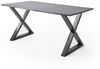 Baumkantentisch >Calabria< in Akazie grau / antik - 160x76,5x90 (BxHxT) Bild 2