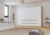 rauch Drehtürenschrank Schrank Garderobe MAINZ Breiten 91/136/181/226/271/315/360, Höhe 210cm (3 verschiedene Ausstattungen BASIC/CLASSIC/PREMIUM (inkl. SOFT-CLOSE) grifflose Front, Außentüren mit Push-to-Open Funktion MADE IN GERMANY Bild 2