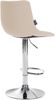 Barhocker DUBAI - Creme, Kunstleder, Chrom Barhocker mit Lehne Barstuhl Tresenhocker Tresenstuhl Kneipenhocker Kneipenstuhl Bild 2