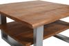 Couchtisch 90 x 90 cm massiv honigfarben Mango silber PATRICK 137086108 Bild 4
