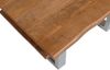 Couchtisch 90 x 90 cm massiv honigfarben Mango silber PATRICK 137086108 Bild 3