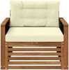 vidaXL Outdoor Mittelsofa Massivholz Akazie Natur 3438929 Bild 3