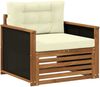 vidaXL Outdoor Mittelsofa Massivholz Akazie Natur 3438929 Bild 2