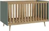 Babybett >Whenua < in Salbei/ Mauvella Eiche - 76,5x86x144,4cm (BxHxT) Bild 3
