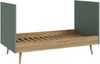 Babybett >Whenua < in Salbei/ Mauvella Eiche - 76,5x86x144,4cm (BxHxT) Bild 5