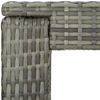 vidaXL Garten-Bartisch Grau 100x60,5x110,5 cm Poly Rattan 45875 Bild 4