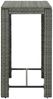 vidaXL Garten-Bartisch Grau 100x60,5x110,5 cm Poly Rattan 45875 Bild 3