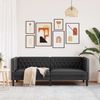 vidaXL Sofa Schwarz 194 x 74,5 x 70,5 cm PVC 42013015 Bild 2