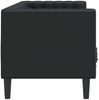 vidaXL Sofa Schwarz 194 x 74,5 x 70,5 cm PVC 42013015 Bild 4