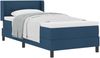 vidaXL Boxspringbett mit Kissen mit Kopfteil Blau 200 x 90 cm Stoff 3341089 Bild 2