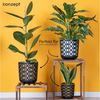 KONZEPT Blumentopf Übertopf Ø 14cm, 3er Pflanzentopf Set für Zimmerpflanzen aus Plastik (1 St), ideal für Zimmerpflanzen, Orchideen, Kräuter und Sukkulenten Bild 2