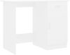 vidaXL Schreibtisch mit Schublade, Spanplatte, Weiß, 100 × 50 × 76 cm Bild 2