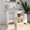 vidaXL Schreibtisch mit Schublade, Spanplatte, Weiß, 100 × 50 × 76 cm Bild 4