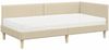 vidaXL Eckbettgestell mit Matratze Sonstiges 2 pcs Creme Stoff 3393755 Bild 4