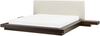 Wasserbett dunkler Holzfarbton 160x200 cm ZEN Bild 4