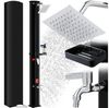 TLGREEN Gartendusche Solardusche Warmwasser bis 60°C, mit Regenduschkopf (35 L/40L/60L mit Seifenkiste & Schutzhaube, ohne Stromanschluss), Pooldusche Camping für Garten, Balkon & Pool Bild 2