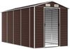 vidaXL Gartenhaus Braun 191x385x198 cm Verzinkter Stahl 3188267 Bild 3