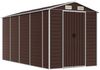 vidaXL Gartenhaus Braun 191x385x198 cm Verzinkter Stahl 3188267 Bild 2