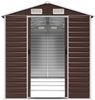 vidaXL Gartenhaus Braun 191x385x198 cm Verzinkter Stahl 3188267 Bild 5