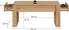 Couchtisch (B/H/T: 110x52x60 cm) in Artisan Oak Nachbildung und Artisan Oak Nachbildung Bild 4
