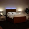 vidaXL Boxspringbett mit Matratze Rosa 140x200 cm Samt 3293229 Bild 4