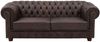 Sofa 3-Sitzer Kath Echtleder (Antikoptik) braun Bild 2