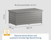 EcoStar Euroline Gartenboxen 1620 RAL 9007 Bild 4