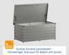 EcoStar Euroline Gartenboxen 1620 RAL 9007 Bild 3