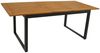 DEGAMO Gartentisch RIVELLO ausziehbar, 150/200x90 cm, Alu anthrazit + Akazie Bild 3