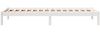 vidaXL Massivholzbett Extra Lang ohne Matratze Weiß 90x220 Kiefernholz 852417 Bild 5