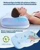 Esun Kopfkissen Nackenstützkissen Orthopädisches Nackenkissen, Memory Foam Kissen, Füllung: Kissenbezug besteht aus 18% Elasthan und 82% Nylon, Rückenschlafer, Bauchschlafer, Seitenschlafer, Set, Schlafkissen, Eisseidenstoff, atmungsaktiv und weich, Er... Bild 3