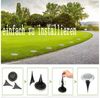 oyajia LED Gartenstrahler 8x Solarleuchte LED-Außenleuchte, IP65 Wasserdichte LED-Wegeleuchten, LED fest integriert, Kaltweiß, 8 LEDs Solar Bodenleuchte,Außen Solarleuchte,für Garten Rasen Hof Bild 3