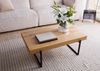 Couchtisch Eiche 120x60x35 natur geölt LOUNGE COLLECTION #02 Bild 2