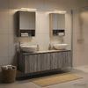 vidaXL Badezimmerschrank-Set 5 pcs Grau Sonoma Holzwerkstoff 3406484 Bild 4
