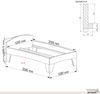 Holzbett (Fichte) "Rosi" 120 x 200 cm 48 cm mit Kopfteil Massivholzbett Bett Bild 5