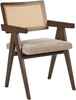 Esszimmerstuhl 2er Set AVA Holz Braun Taupe Bild 5