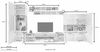 Schubladenunterschrank Rimini 80x82cm HETTICH Vollauszug matt Farbe: RAL 5024 pastellblau matt / grau RI-D3A/80 Bild 3