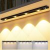 Lapalife LED Unterbauleuchte Dimmbar Schrankbeleuchtung mit Bewegungsmelder, 3 Farbtemperaturen, Magnetisch, Wiederaufladbar für Küche Schlafzimmer Kleiderschrank Bild 2