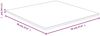 vidaXL Tischplatte 70x70x1,5 cm Bambus 352695 Bild 4