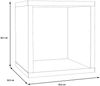 FORTE Mauro Regal, Holzwerkstoff, Beige, 39,5 x 39,7 x 32,9 cm Bild 2