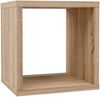 FORTE Mauro Regal, Holzwerkstoff, Beige, 39,5 x 39,7 x 32,9 cm Bild 4
