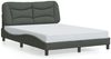 vidaXL Bettgestell mit LED ohne Matratze "Hvar" Dunkelgrau 120x200 cm Stoff 3213691 Bild 5