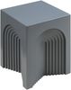 Beistelltisch Elverumn 45x35x35 cm Grau, matt [en. casa] Bild 3